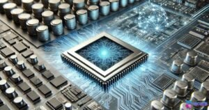 Top 10 Fastest-Growing Stocks in 2025 | AI, FinTech & Clean Energy Leaders 8 Semiconductor chip board representing Broadcom’s AI chip innovation