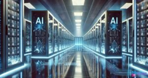 Top 10 Fastest-Growing Stocks in 2025 | AI, FinTech & Clean Energy Leaders 10 AI server racks in data center showing Super Micro’s hardware growth