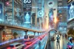 Future Technologies 2030 futuristic city view