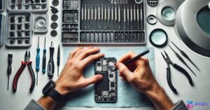 Top 10 Most Profitable Small Business Ideas 2025 11 Technician repairing smartphone for customer 2025.
