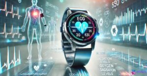 Top 10 Health Innovations in 2025 | Future of Medicine and Wellness 5 Smartwatch tracking ECG, blood pressure, and oxygen levels in real time