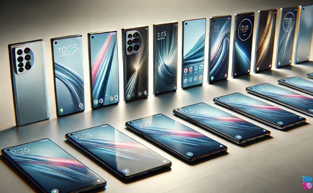 Top 10 Smartphones Under ₹30,000 in India displayed on a clean modern desk