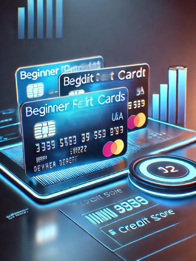 Best credit cards for beginners USA 2025 – digital dashboard visual